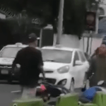 Video evidencia el altercado y amenazas entre dos conductores en medio del tránsito en la zona 5