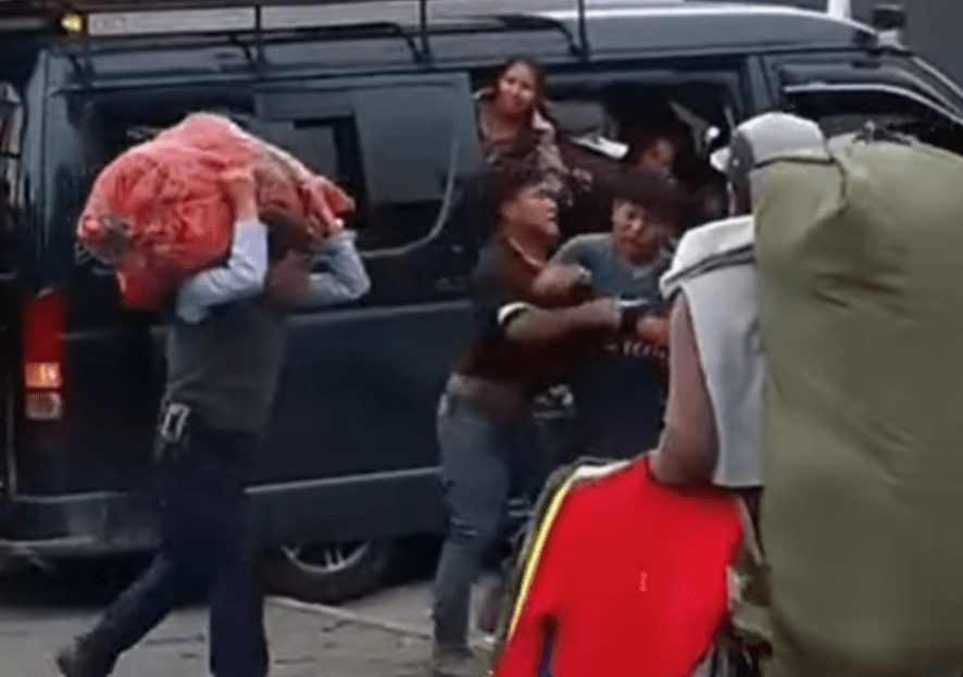Graban pelea en Sololá