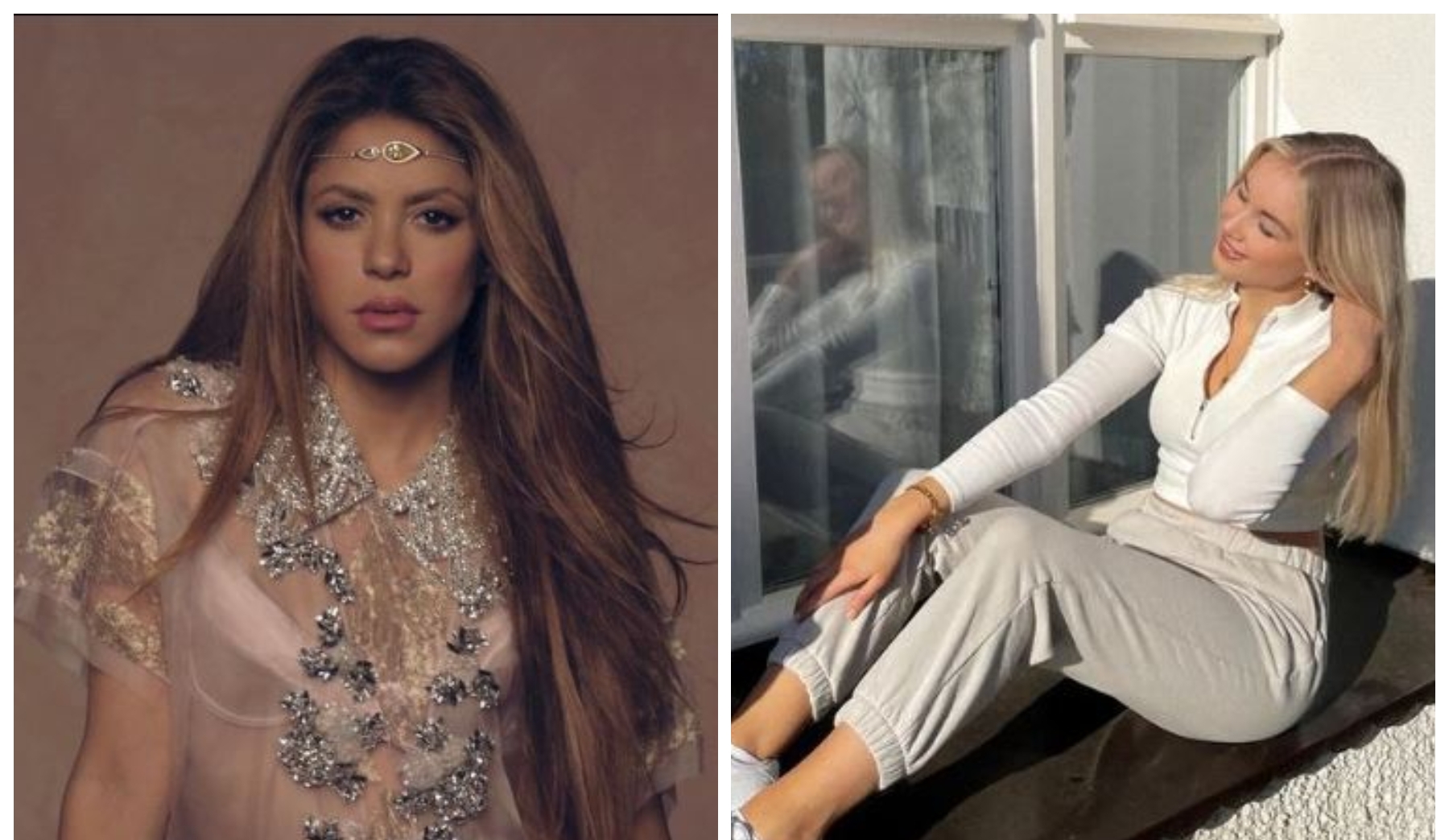 Shakira y Clara Chía