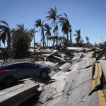 Video muestra cómo se inundan las calles de Fort Myers con el paso del huracán Ian en Florida