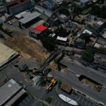 La razón por la que los trabajos de reparación están suspendidos en el hundimiento de Villa Nueva