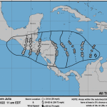 Guatemala y Centroamérica están en alerta por el paso de la tormenta tropical Julia