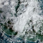 Frente frío causa nublados y lluvias en el territorio nacional