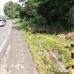 Un agujero se forma en el km 70.5 de la ruta CA – 2 suroccidente