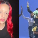 Rosalía: la respuesta de la cantante tras ser golpeada por un ramo de rosas en pleno escenario