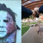 Video: sujeto armado disfrazado de Michael Myers es abatido por la policía de EE.UU.