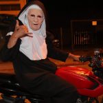 Imágenes: motoristas disfrazados recorren el Centro Histórico de la ciudad durante la noche de Halloween
