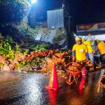 Tormenta tropical Julia: estos son los tramos carreteros que se encuentran bloqueados por derrumbes