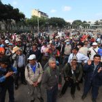 “No estamos de acuerdo en recibir 1 mil quetzalitos mensuales”: militares veteranos protestan en la capital y exigen pago de Q120 mil