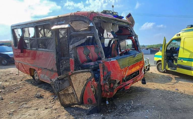 Accidente de bus en Egipto deja 20 muertos