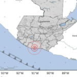Temblor de magnitud 6.1 sacude Guatemala la noche de este viernes