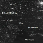 La impactante imagen satelital que muestra la dimensión de los apagones en Ucrania