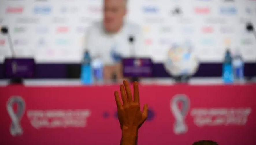 Periodistas en el Mundial de Qatar