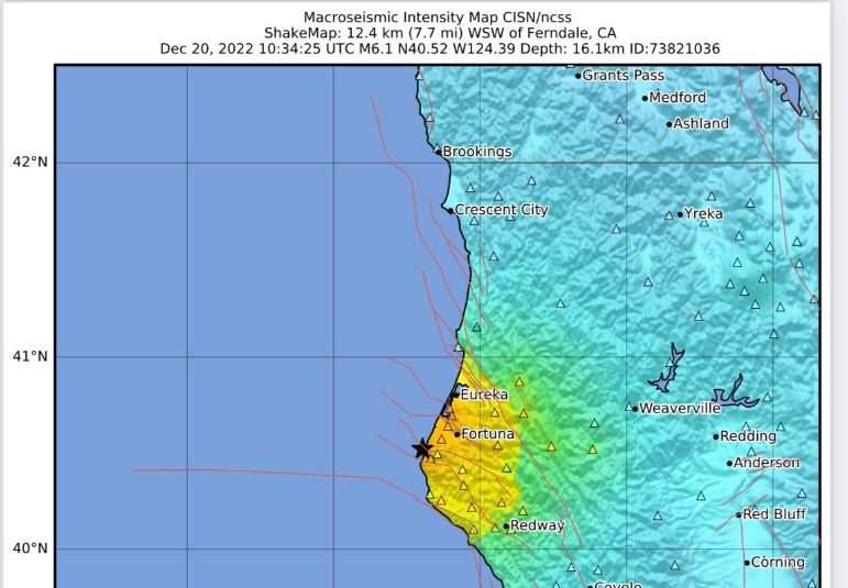 Videos: un temblor de 6.4 sacude el norte de California, Estados Unidos