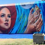 Este es el mural en Quetzaltenango que rinde homenaje a Ivana Batchelor por su participación en Miss Universo