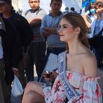 Las reacciones de Ivana Batchelor ante el mural que le rinde homenaje en Quetzaltenango