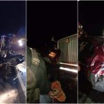 Dramáticos momentos se viven en rescate de tripulantes de vehículos que hacían fila en ruta CA-2 Occidente y fueron embestidos por un tráiler