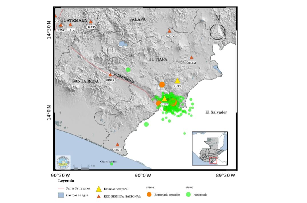 Insivumeh detalla que van 550 réplicas del temblor ocurrido el pasado 15 de enero
