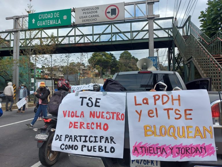 Bloqueos en carreteras: manifestantes toman varios puntos en Guatemala este&hellip;