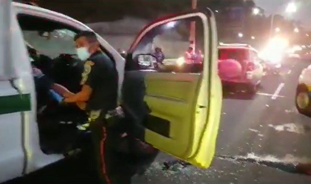 ACCIDENTE EN EL KM 14 RUTA AL PACÍFICO