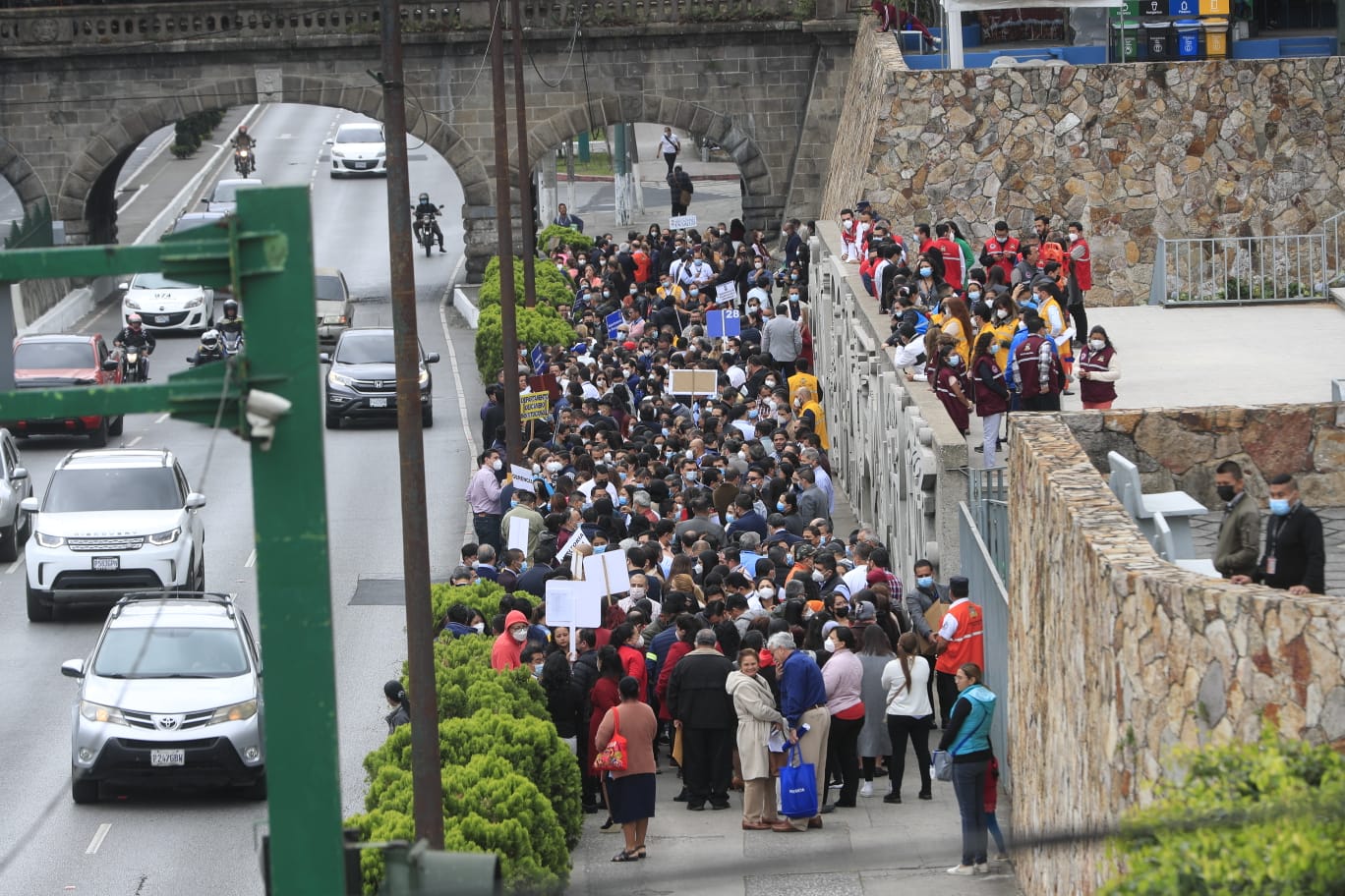 Imágenes del simulacro de terremoto en Guatemala este 3 de febrero