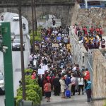 Imágenes del simulacro de terremoto en Guatemala este 3 de febrero