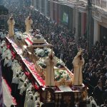 Histórica procesión del Cristo del Amor recorre la zona 1 capitalina y reparte bendiciones