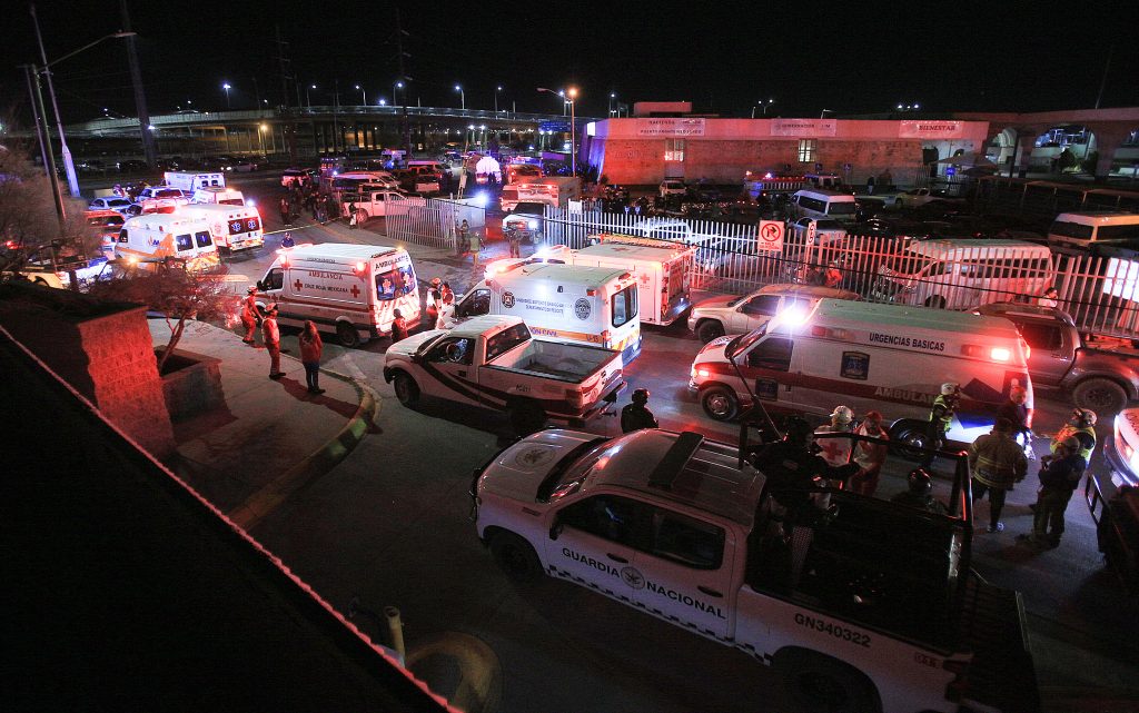 Incendio en centro de detención de migrantes en México 