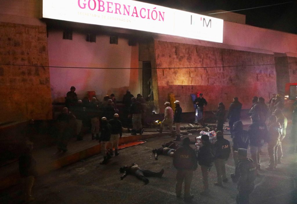 Incendio en centro de detención de migrantes en México 