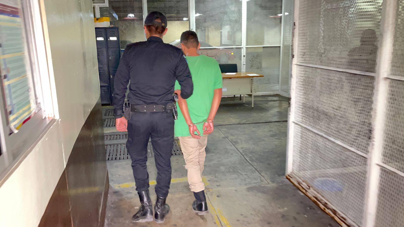 policia municipal detenido por muerte de trabajador empagua 6 de marzo de 2023 foto pnc