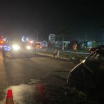 Choque múltiple en Escuintla:  localizan cadáver carbonizado luego de accidente entre dos camiones y un carro