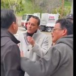 El incidente entre el diputado Carlos Roberto Calderón, comerciantes y supuestos tramitadores afuera de un consulado en Los Ángeles
