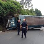 Autobús que viajaba a excesiva velocidad causa accidente en ruta Interamericana