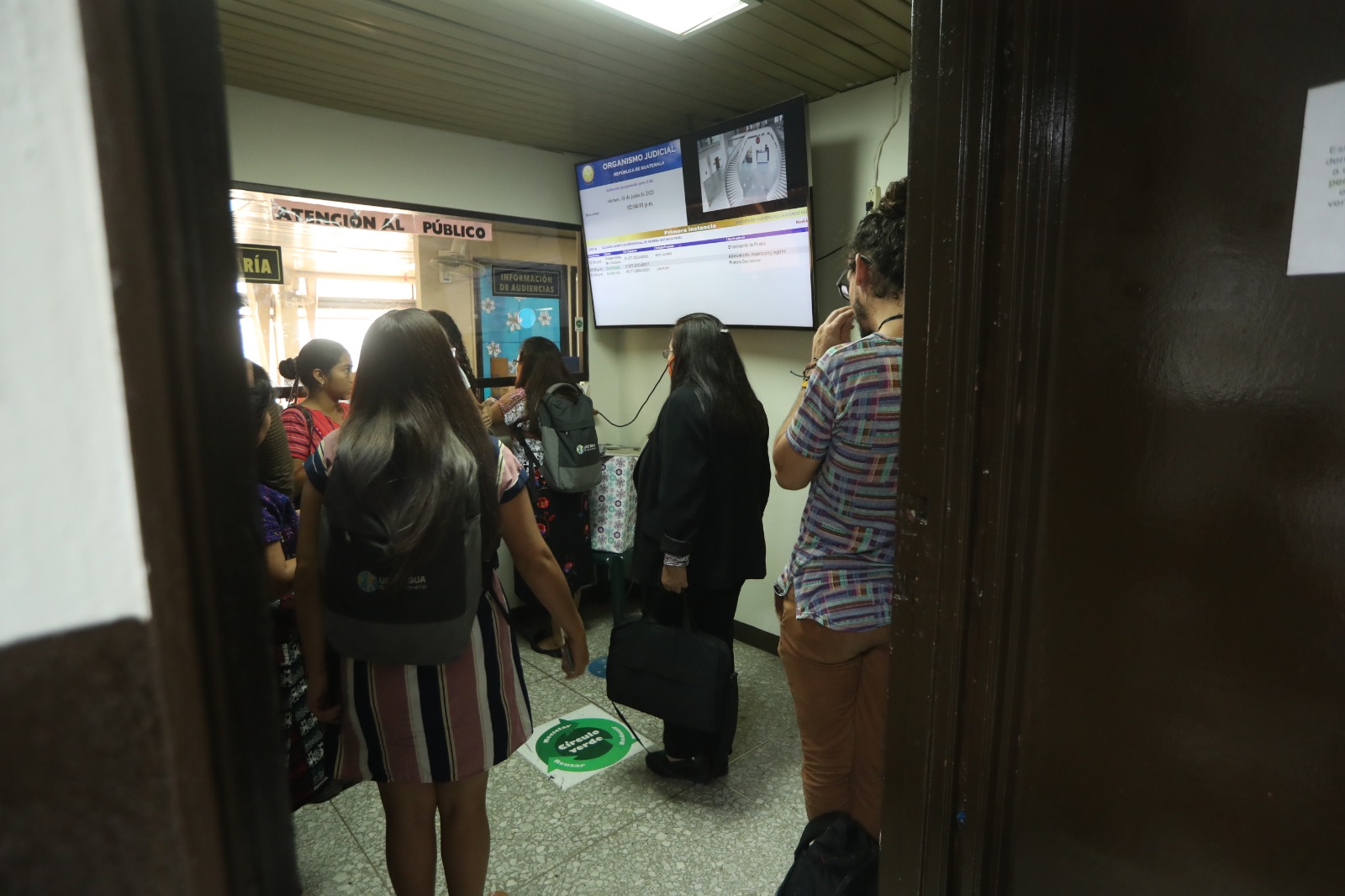 AUDIENCIA CERRADA CASO PERIODISTAS DE EL PERIODICO