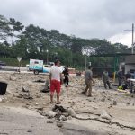 Un muerto y dos heridos en choque de camión contra garita en autopista Palín – Escuintla