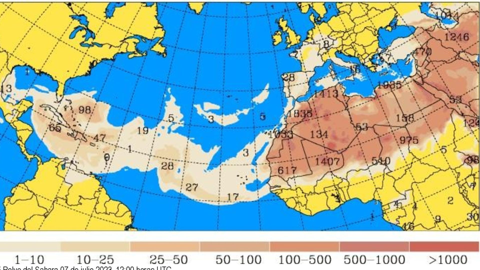 Nueva masa de polvo del Sahara ingresa a Guatemala y se concentrará en una región, según Insivumeh
