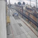 Imágenes: Cámara capta el momento en que un autopatrulla choca contra otro vehículo en la zona 1 capitalina