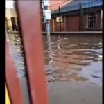 Inundaciones, árboles caídos y problemas en el tránsito en algunas carreteras por las fuertes lluvias de este lunes
