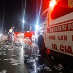 Camión se accidenta en la cuesta de Villalobos y complica el paso hacia la capital