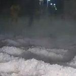 El video que muestra algunas calles de El Tejar, Chimaltenango cubiertas de granizo