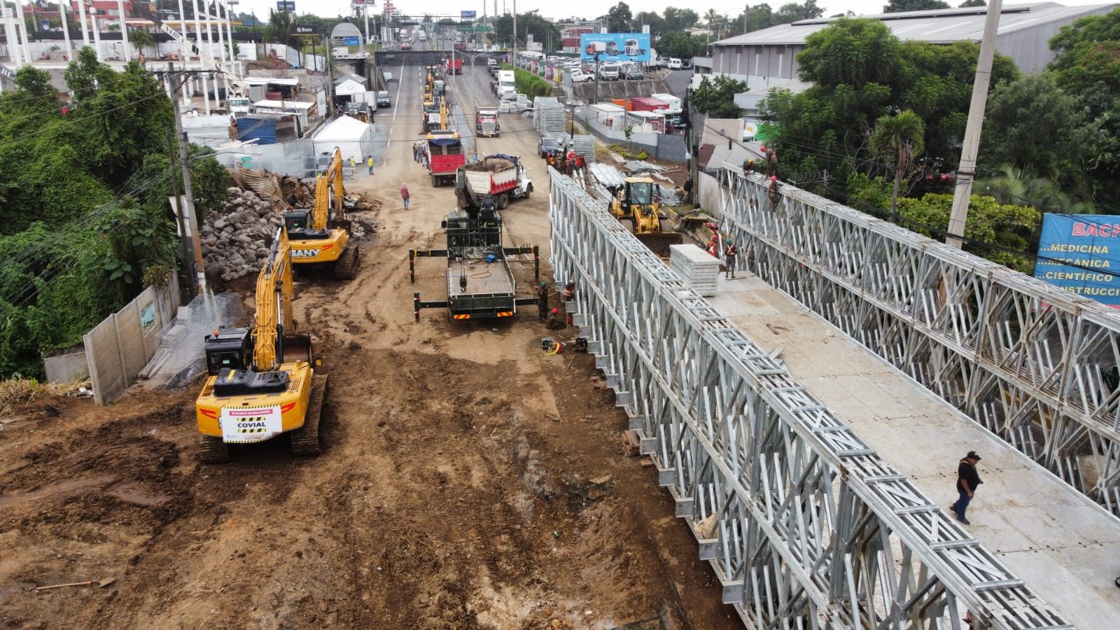 Hundimiento en Villa Nueva: Puente provisional podría ser habilitado ...