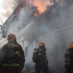 Se incendian bodegas de una fábrica de alimentos ubicada en Bárcenas, Villa Nueva