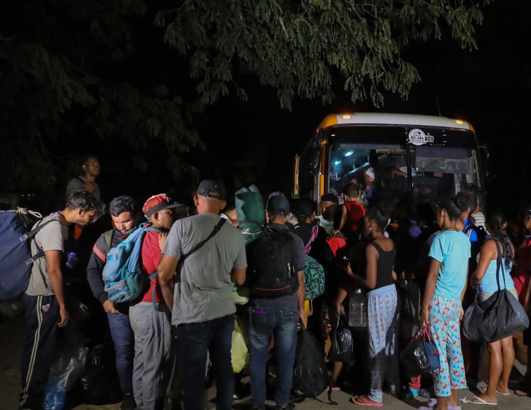 MIGRANTES EN PASO POR HONDURAS