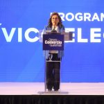 “Sería un facilitador del desarrollo”: Sandra Torres presenta su plan de gobierno a empresarios de Cámara de Comercio