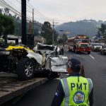 Conductor de vehículo muere al chocar con un camión en la ruta al Pacífico