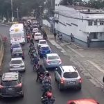 Tránsito en Villa Nueva y ruta al Pacífico continúa complicado por hundimiento en km 17.5