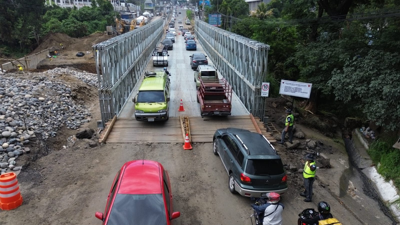 Anuncian cierre en puente temporal en Villa Nueva para nuevos trabajos ...