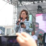 “Llegó la hora de defender a Guatemala”: Sandra Torres cierra su campaña electoral en el mercado La Terminal