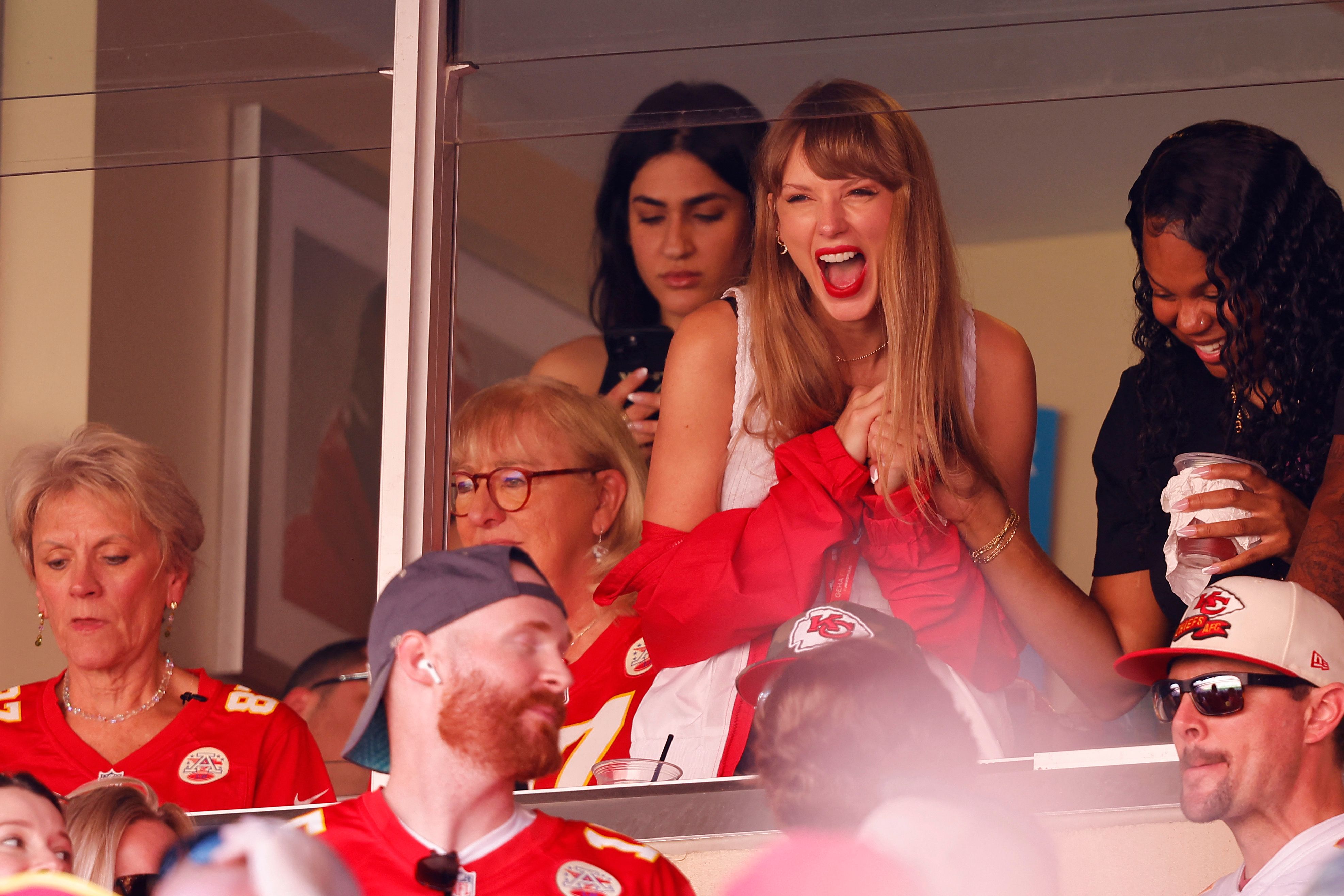 Taylor Swift en el juego de los Kansas City Chiefs