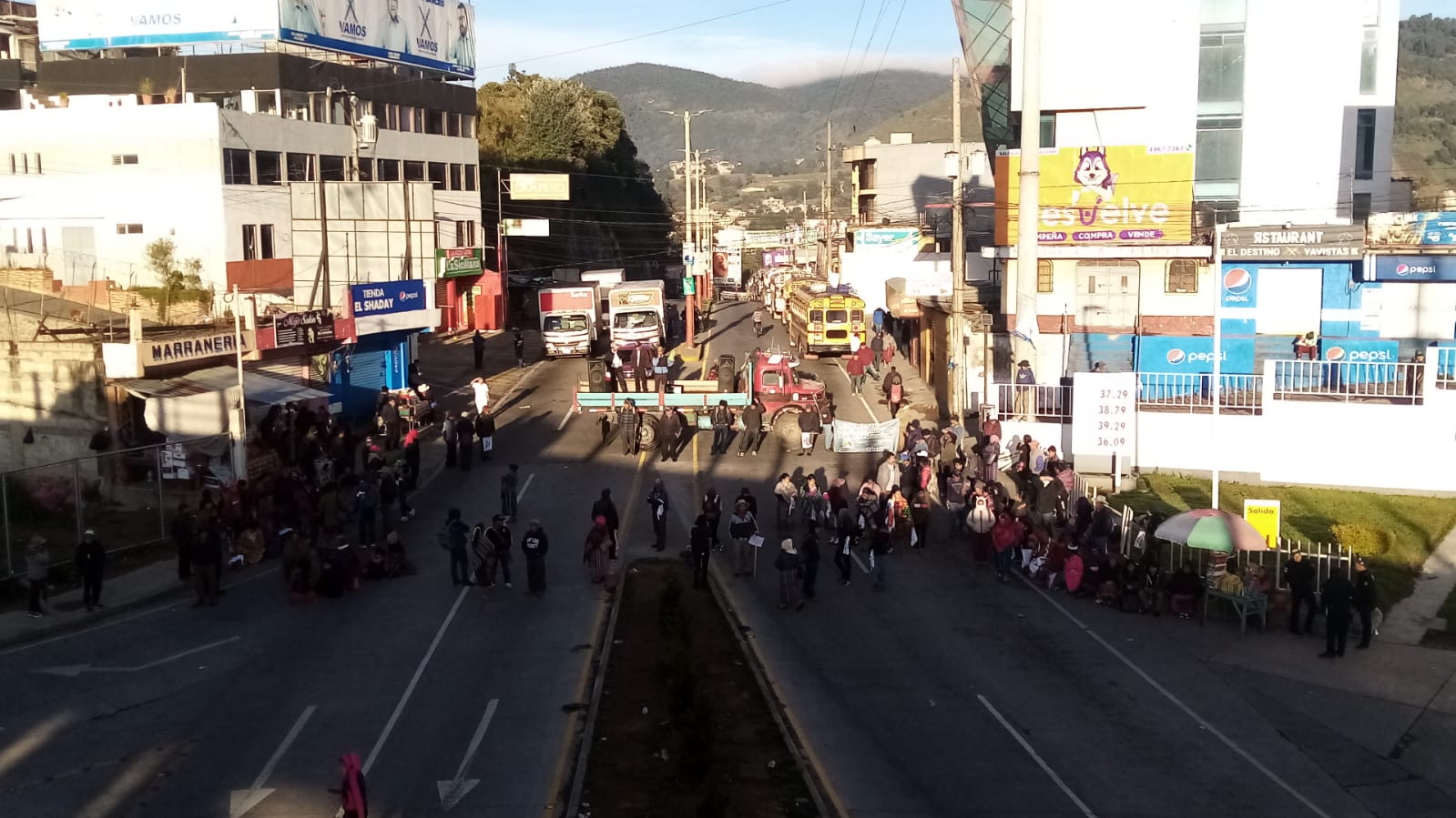 Bloqueos en Guatemala: Manifestantes bloquean carreteras este 19 de septiembre